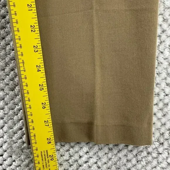 J Jill Pants Women 14 Khaki Beige Tobacco Precision Stretch Mid Rise Stretch New - Picture 10 of 15